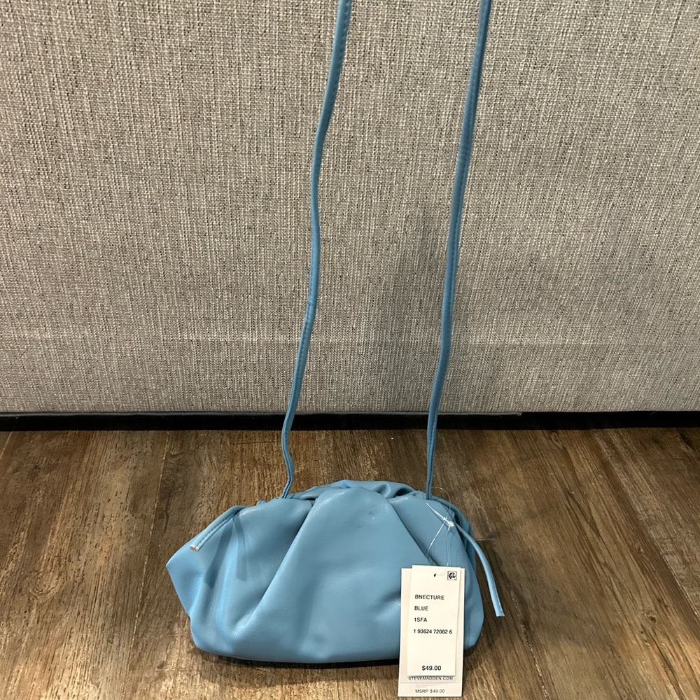 Steve Madden Blue Clutch NWT